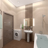 3D-иллюстрация ванной комнаты (нажмите для увеличения)