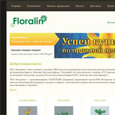 Создание сайта для ООО «Флоралин» (нажмите для увеличения)